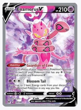 Enamorus V (Full Art) SWSH11: Lost Origin # 178/196 - Sweets and Geeks