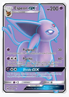 Espeon GX (Full Art) SM Base Set # 140/149 - Sweets and Geeks