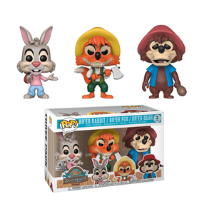 Funko Pop! Disney: Splash Mountain - Br'er Rabbit, Br'er Fox, Br'er Bear (3 Pack) (Disney Parks Exclusive) - Sweets and Geeks