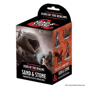 Dungeons & Dragons: Icons of the Realms Set 26 Sand & Stone Booster Box - Sweets and Geeks