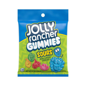 Jolly Rancher Gummies Sours Peg Bag 5oz - Sweets and Geeks