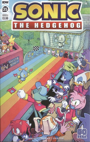 Sonic the Hedgehog Issue #35 Cover A - Sweets and Geeks