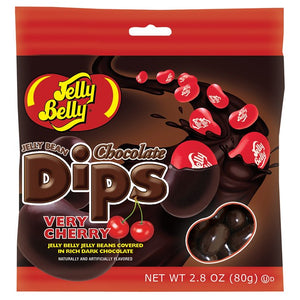 Jelly Belly Jelly Bean Chocolate Dips® - Very Cherry - 2.8 oz bag - Sweets and Geeks