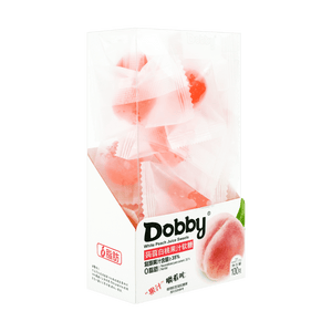 Dobby's White Peach Gummy Candy, 3.52oz - Sweets and Geeks