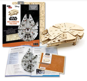 A-zone 3D Wood Models Star Wars Millennium Falcon (From Japan) - Sweets and Geeks