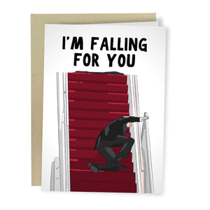 Falling For You Joe Biden Greeting Card - Sweets and Geeks