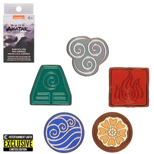 Avatar: The Last Airbender Blind-Box Enamel Elements Pin (Entertainment Earth Exclusive) - Sweets and Geeks