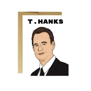 Tom Hanks Thanks Card - Sweets and Geeks