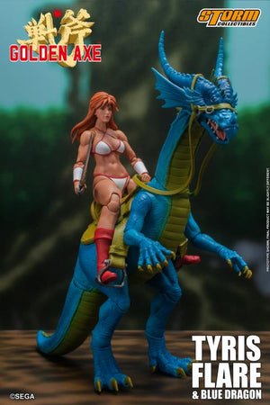 Golden Axe Tyris Flare and Blue Dragon 1/12 Scale Figure Set - Sweets and Geeks