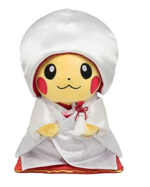 Pikachu Female Japanese Marriage Japanese Pokémon Center Plush - Sweets and Geeks