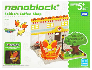 Kawada PP-003 nanoblock plus Pokemon Fennekin (Fokko) Coffee Shop - Sweets and Geeks