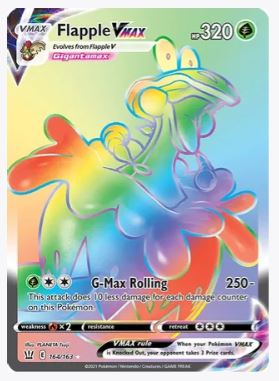 Flapple VMAX (Secret) SWSH05: Battle Styles # 164/163 - Sweets and Geeks