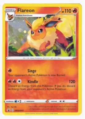 Flareon - SWSH041 SWSH: Sword & Shield Promo Cards # SWSH041 - Sweets and Geeks