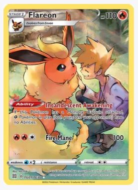 Flareon SWSH09: Brilliant Stars Trainer Gallery # TG01/TG30 - Sweets and Geeks