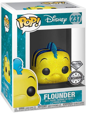 Funko Pop! Disney: The Little Mermaid - Flounder(Diamond Collection) #237 - Sweets and Geeks