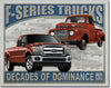 FORD - F-Series Trucks Metal Tin Sign - Sweets and Geeks