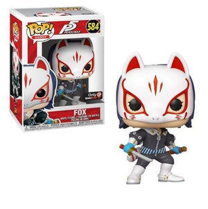 Funko Pop! Games: Persona 5- Fox (Game Stop Exclusive) #584 - Sweets and Geeks