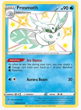 Frosmoth Shining Fates: Shiny Vault # SV034/SV122 - Sweets and Geeks