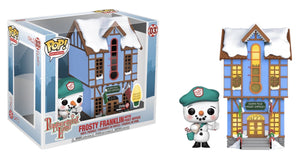 Funko Pop Town Christmas: Peppermint Lane - Frosty Franklin with Post Office (Lights Up) Gamestop Exclusive #03 - Sweets and Geeks