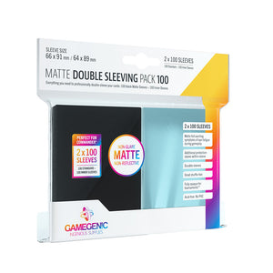 Gamegenic Matte Double Sleeving Pack 100 - Sweets and Geeks
