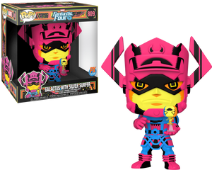 Funko Pop! Marvel: Fantastic Four - Galactus with Silver Surfer (Blacklight) (10-Inch) (PX Previews) #809 - Sweets and Geeks