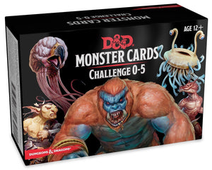 Dungeons and Dragons RPG: Monster Cards - Challenge 0-5 - Sweets and Geeks