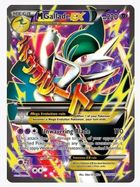 M Gallade EX (100 Full Art) XY - Roaring Skies # 100/108 - Sweets and Geeks