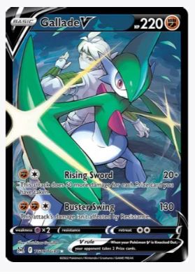 Gallade V SWSH11: Lost Origin Trainer Gallery # TG19/TG30 - Sweets and Geeks