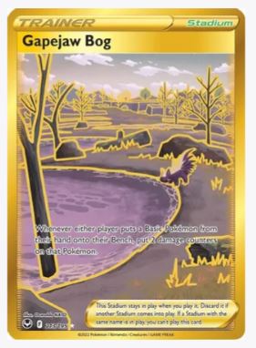 Gapejaw Bog (Secret) SWSH12: Silver Tempest # 213/195 - Sweets and Geeks