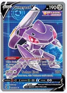 Genesect V (Full Art) SWSH08: Fusion Strike # 254/264 - Sweets and Geeks