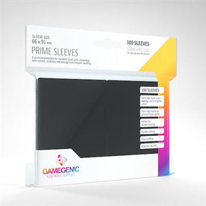 Gamegenic Prime Sleeves - Black - Sweets and Geeks