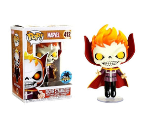 Funko Pop!: Marvel - Doctor Strange as Ghost Rider (LA Comic Con) #412 - Sweets and Geeks