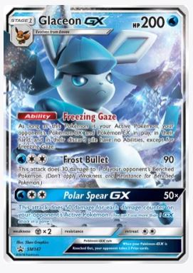Glaceon GX - SM147 SM Promos # SM147 - Sweets and Geeks