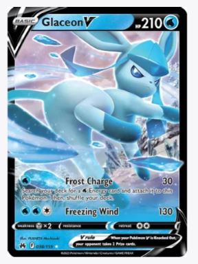 glaceon v pokemon card Trading Game Sword Shield Evolving Skies Single Card Ultra Rare Japanese Alternate Art 175 CGC - Gem Mint 9.5 3992700003 favorite character Pokemon Card - S&S Promo