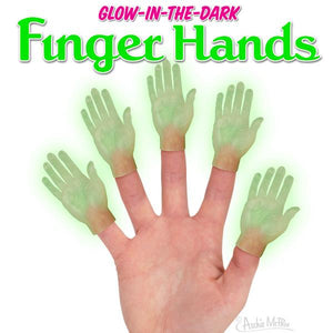 GLOW-IN-THE-DARK FINGER HANDS - Sweets and Geeks