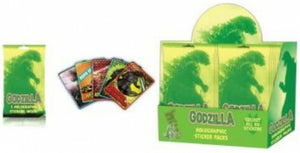 Godzilla Holographic Trading Card Sticker Pack - Sweets and Geeks