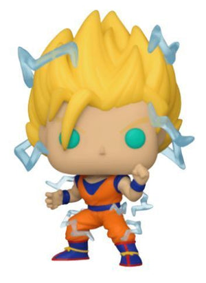 Funko Pop! Animation: Dragonball Z - Super Saiyan Goku with Energy  (PX Previews Exclusive) #865 - Sweets and Geeks