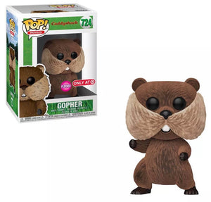 Funko Pop Movies: Caddyshack - Gopher (Flocked) (Target Exclusive) #724 - Sweets and Geeks