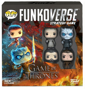 Funko Pop Funkoverse Strategy Game: Game of Thrones - #100 - 4 Pack (Item #46060) - Sweets and Geeks