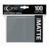 Ultra Pro Sleeves Eclipse Matte Smoke Grey 100-Count - Sweets and Geeks