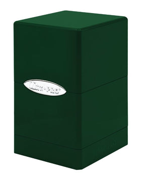 Ultra Pro Satin Tower Hi Gloss Emerald Green - Sweets and Geeks
