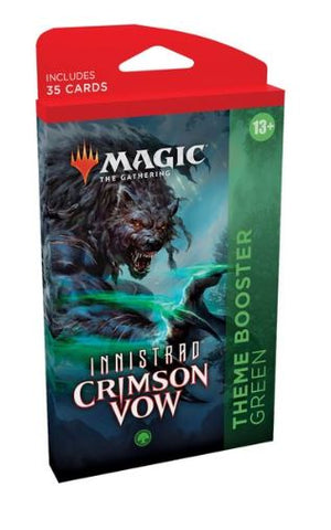 Magic the Gathering: Innistrad Crimson Vow - Theme Booster [Green] - Sweets and Geeks