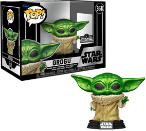 Funko Pop! Star Wars - Grogu (Diamond Collection) (2022 Anaheim Star Wars Celebration) #368 - Sweets and Geeks