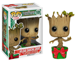 Funko Pop! Marvel: Guardians of the Galaxy - Holiday Dancing Groot #101 - Sweets and Geeks