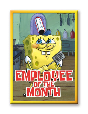 Spongebob - Employee of the Month Magnet - Sweets and Geeks