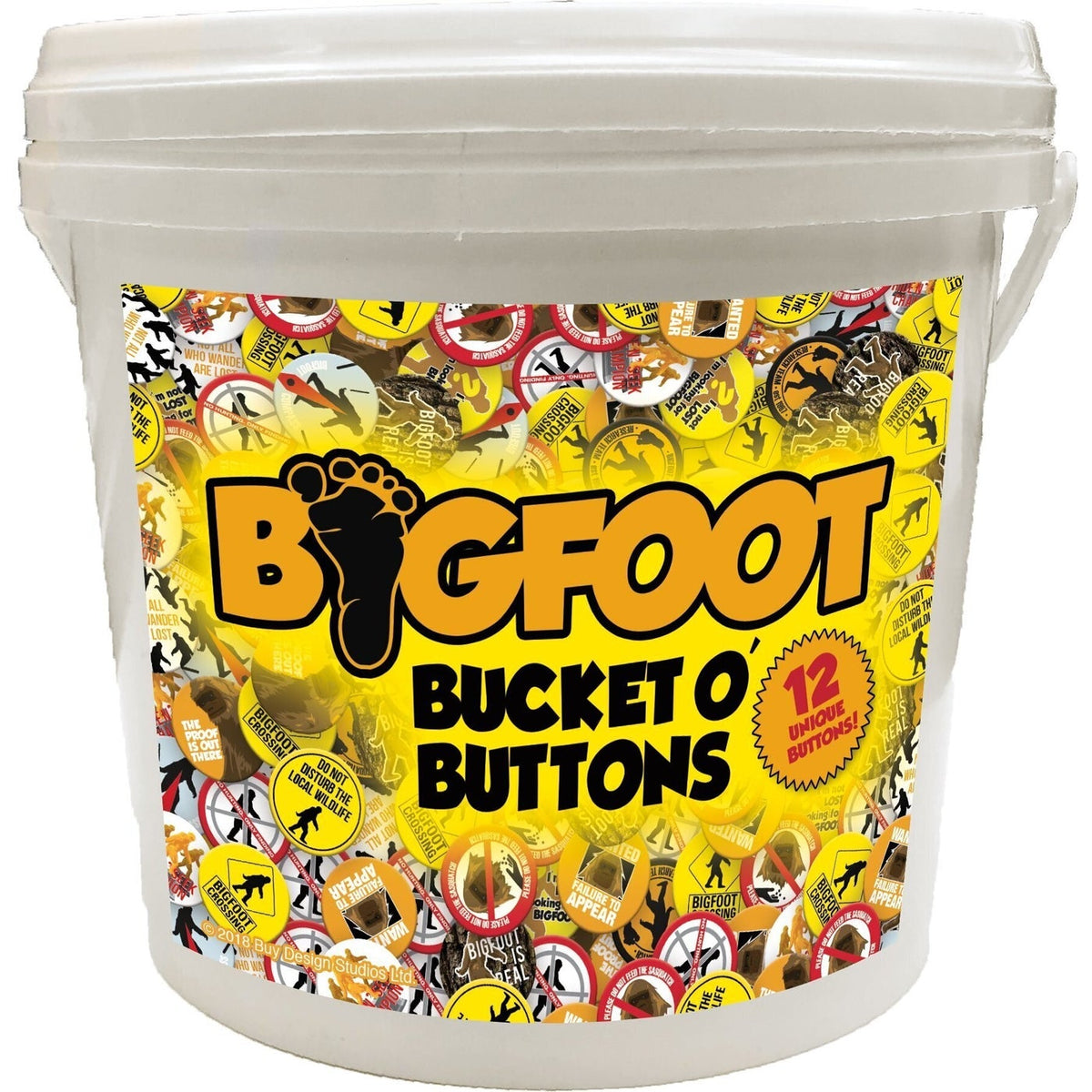 Bigfoot : Bucket of Buttons – Sweets and Geeks
