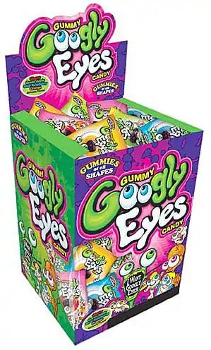Gummy Googly Eyes 1.97oz 4-Pack - Sweets and Geeks