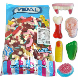 Vidal Gummi Missing Body Parts 4.4lb - Sweets and Geeks