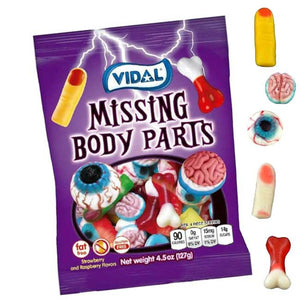Vidal Gummi Missing Body Parts - Sweets and Geeks