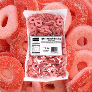 Kervan Watermelon Rings 5Lbs - Sweets and Geeks